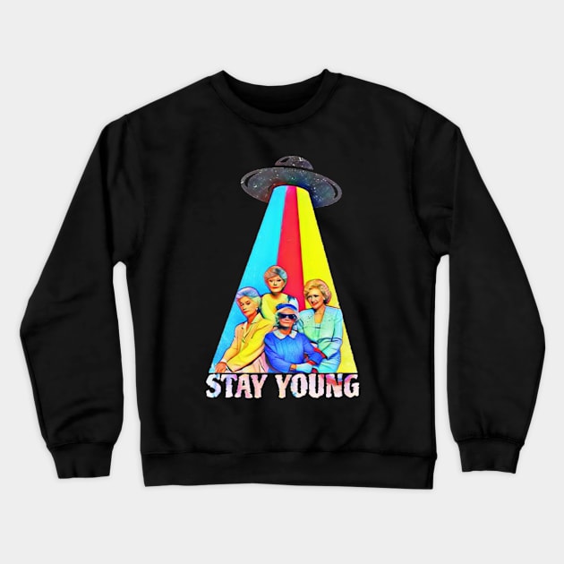 stay young Crewneck Sweatshirt by kazruts